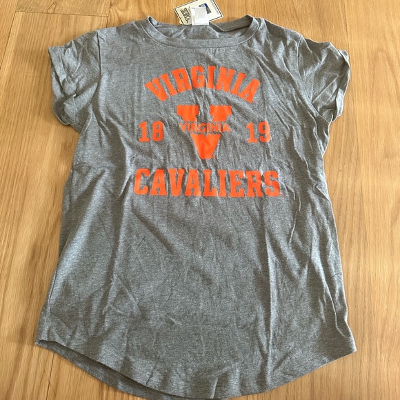 Pink VS Collegiate Collection Virginia Cavaliers UVA Tee NWT - Picture 1 of 9